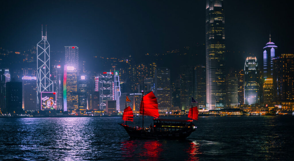 Hong Kong harbor