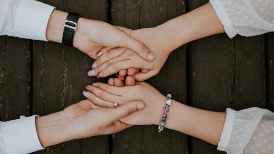 People shaking hands