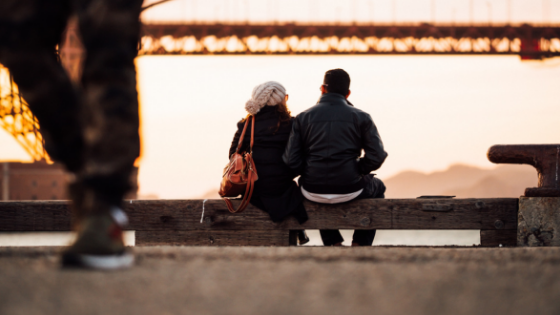 couple in a date