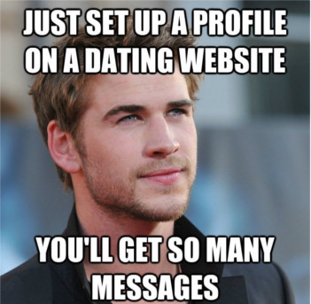 a meme on having a good dating profile