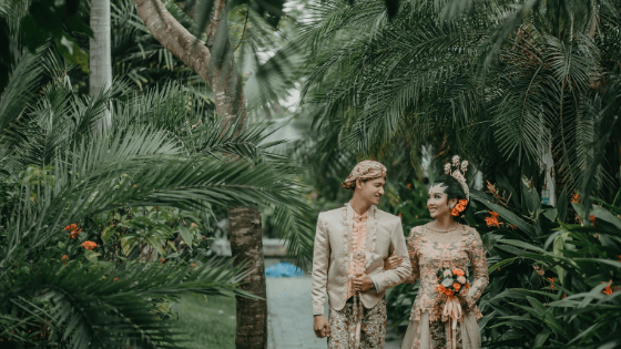 attractive Indonesian couple