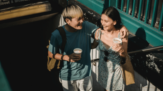 couple on a date in singapore